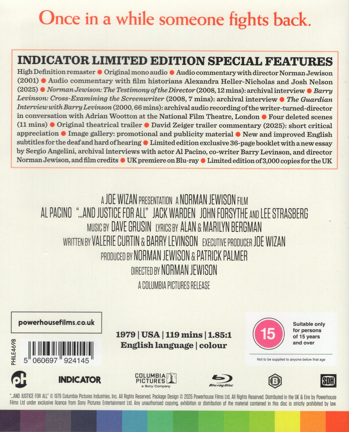 ...And Justice For All (Limited Edition) (ej svensk text) (Blu-ray) - 2