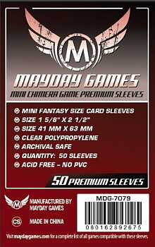 Mini Chimera Card Sleeves (43x65mm) - Premium (50 sleeves per pack)
