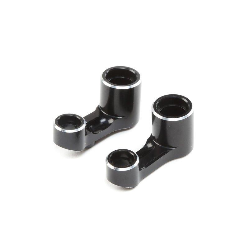 TLR Bell Crank Set Aluminum, Black: 22 5.0