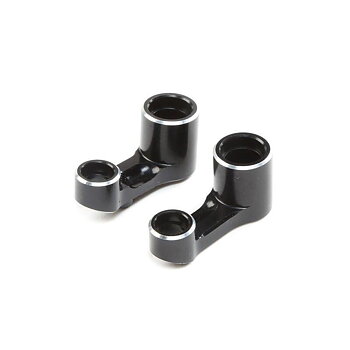 TLR Bell Crank Set Aluminum, Black: 22 5.0