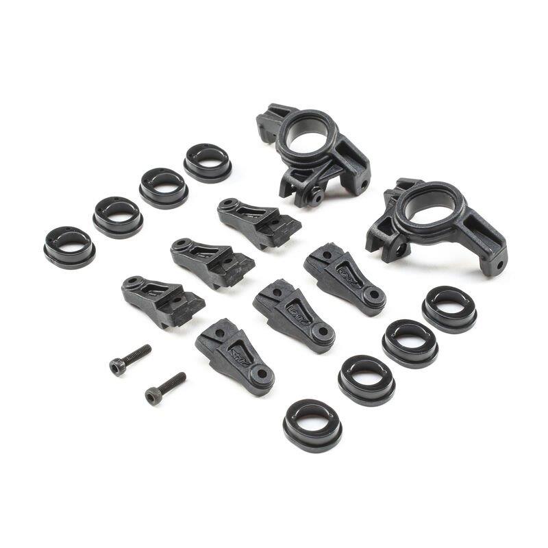 TLR Front Spindle Set: 22 5.0