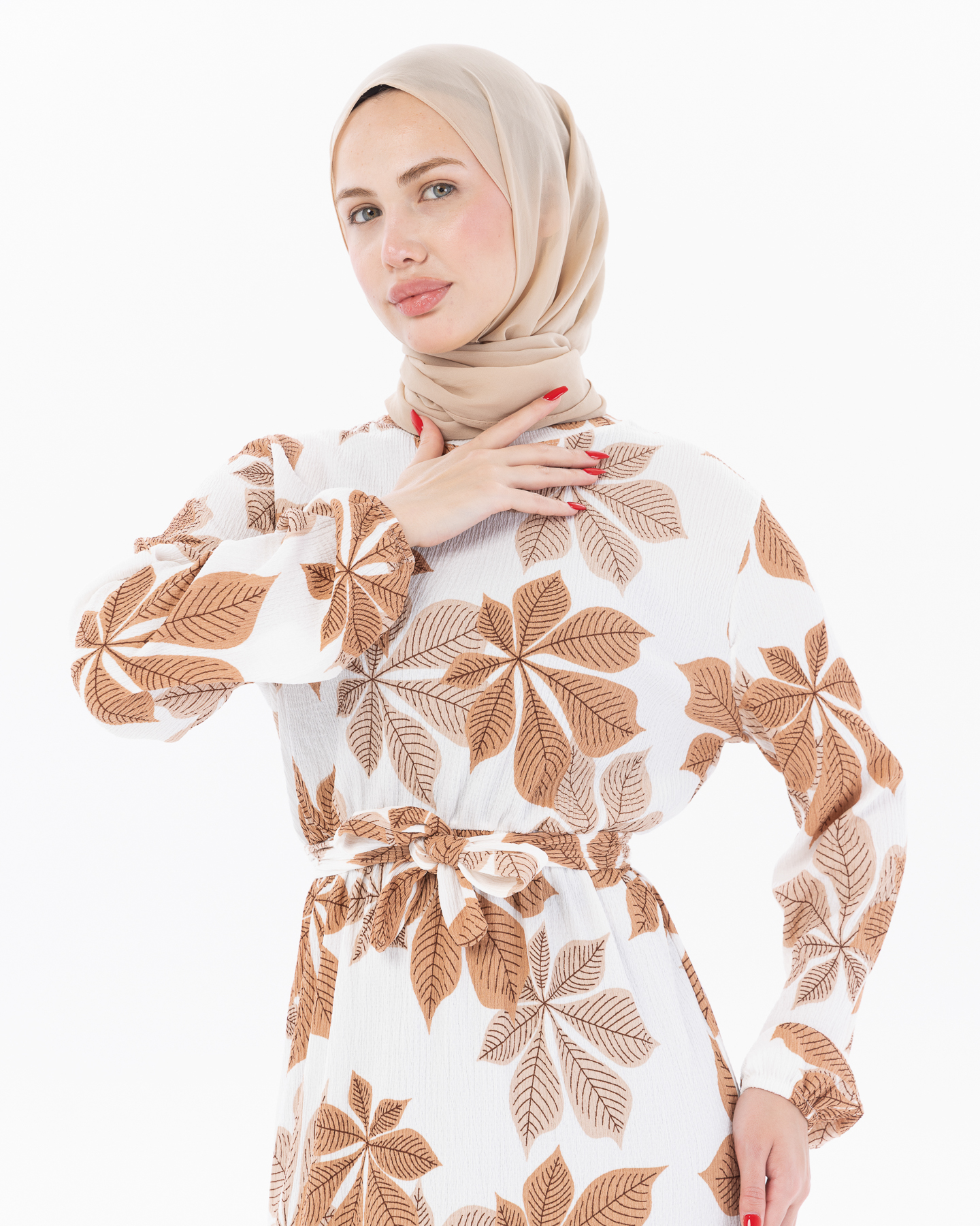 Day dress - Brown - 4