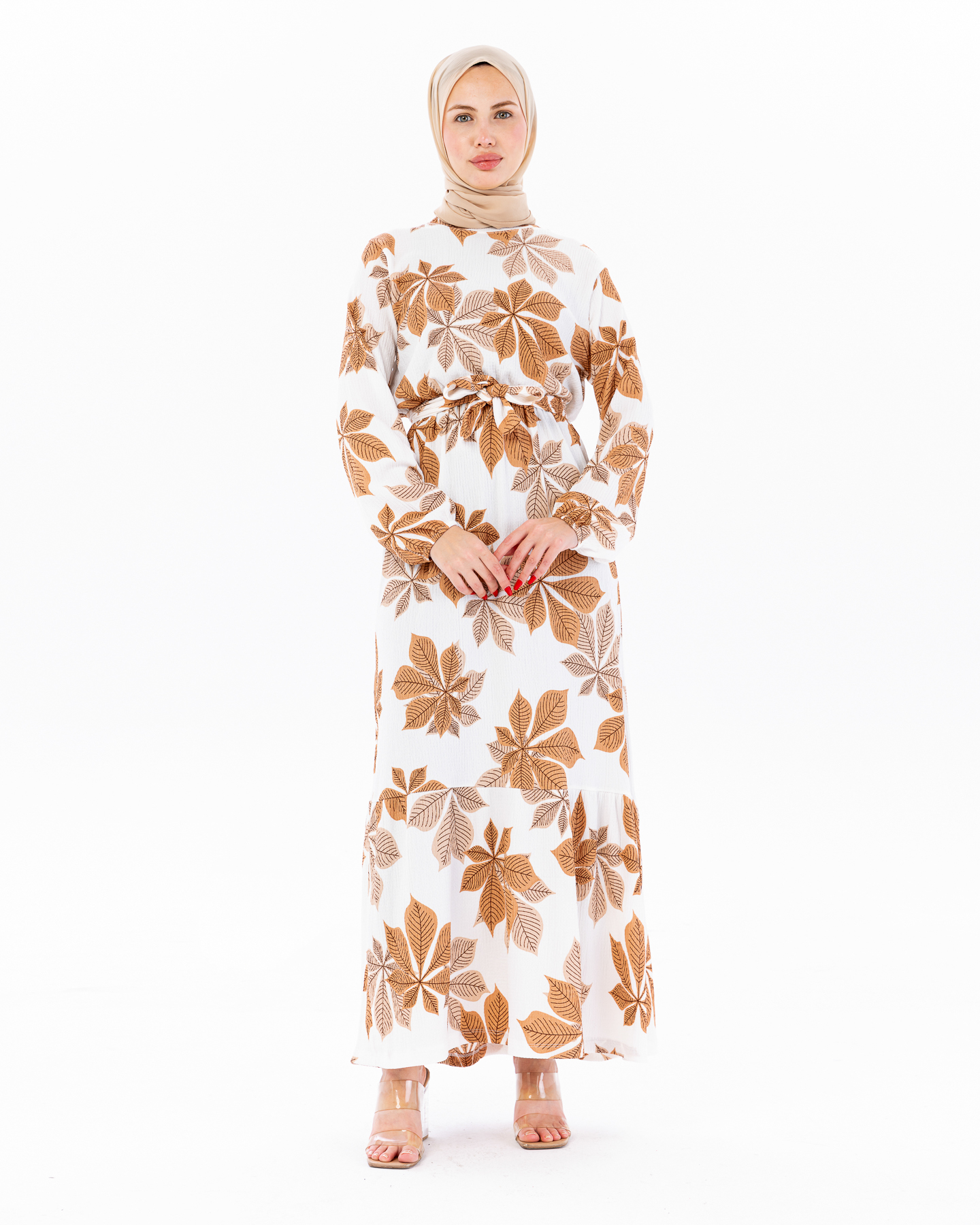 Day dress - Brown