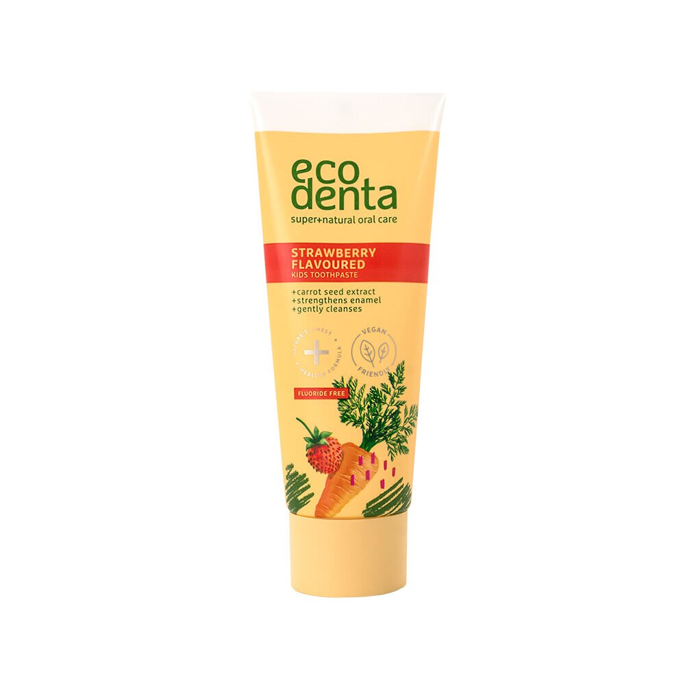 Wild Strawberry Flavoured Kids Toothpaste 75ml Ecodenta