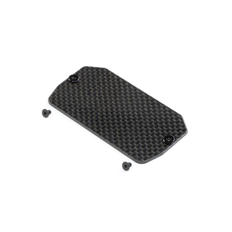 TLR Carbon Electronics Mounting Plate: 22 5.0