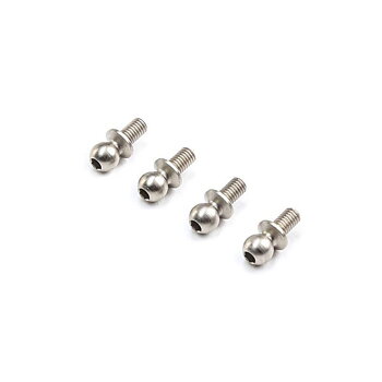 TLR Ball Stud Low Mount 4.8 x 5mm (4): 22 5.0