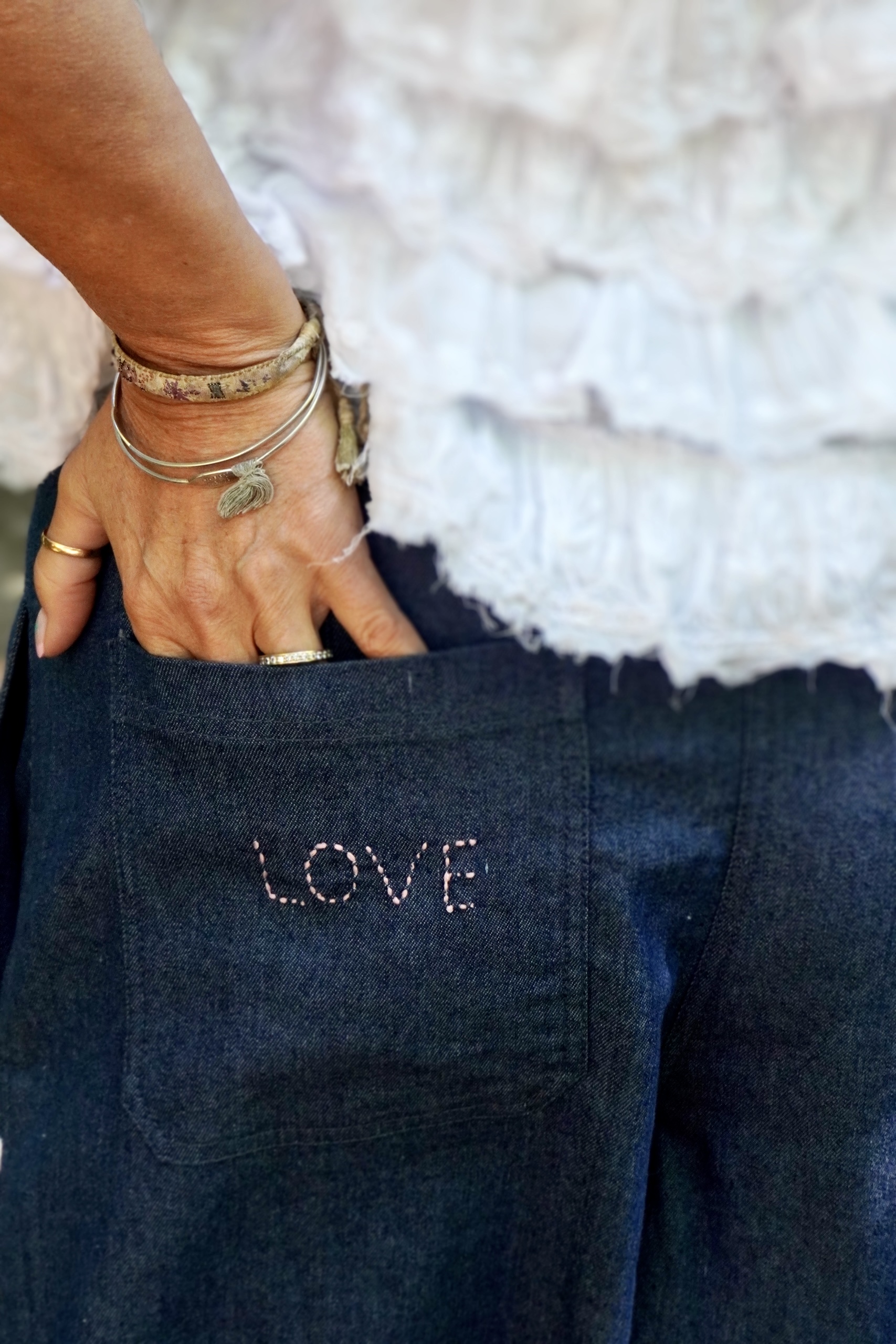 DAKOTA COTTON DENIM SHORTS - 3