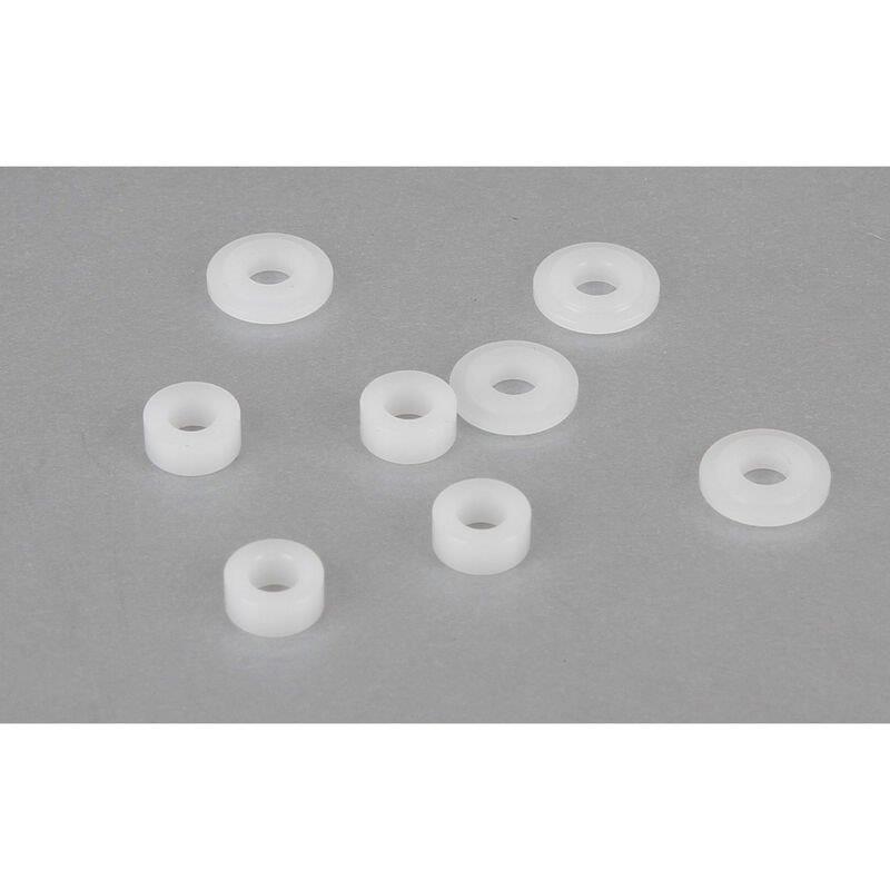 TLR Shock Seal Bushings, Machined, G3 3.5mm (4)