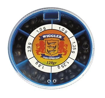 Wiggler ask med blyhagel 120 g stora 1-pack