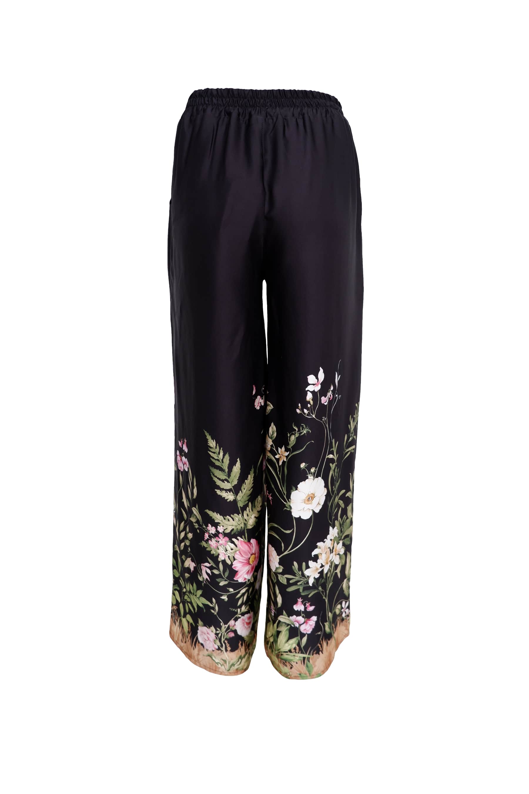 BCZENNIA pant Black Flower - 2