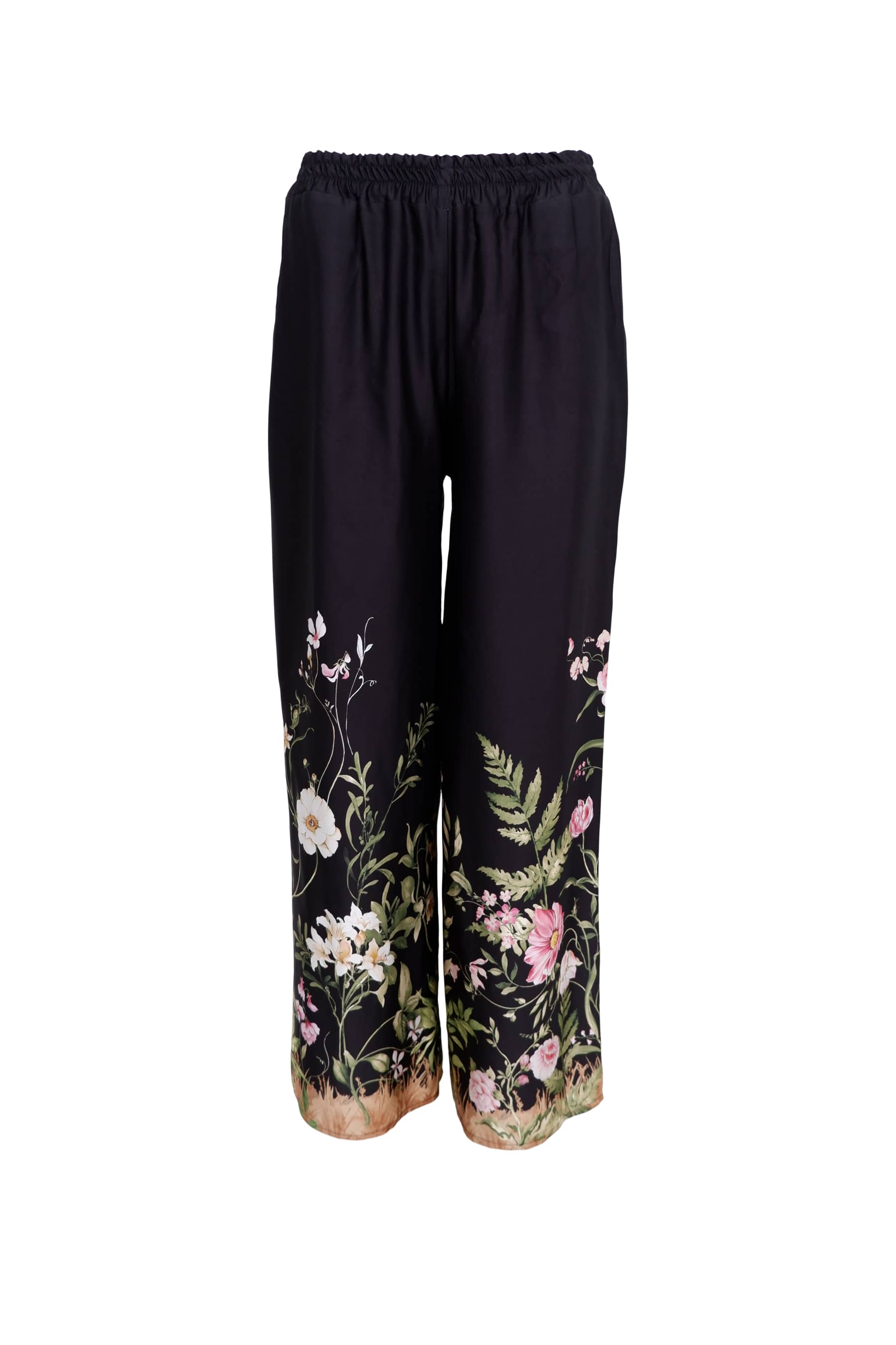 BCZENNIA pant Black Flower