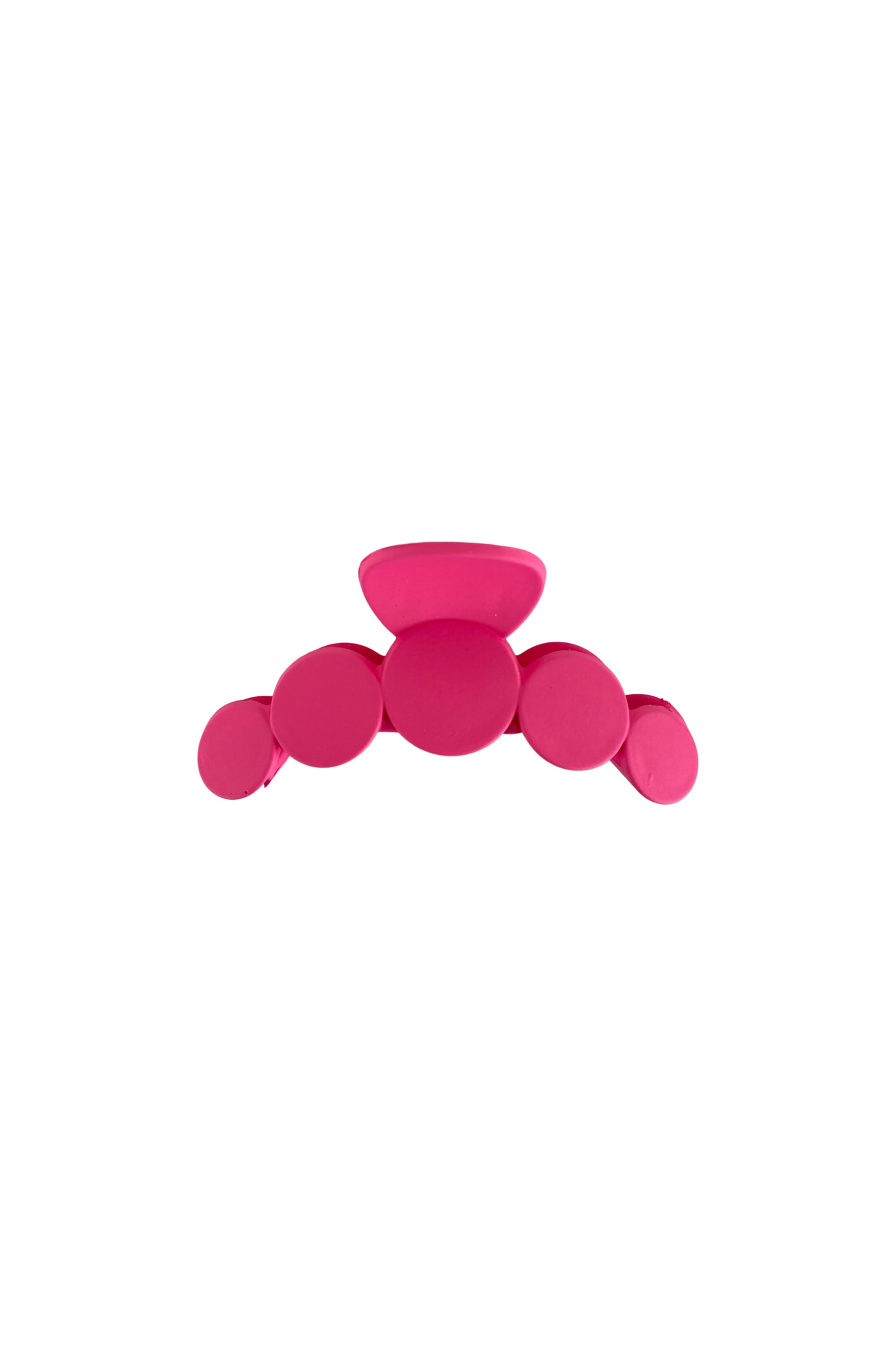 BCBUBBLE matt hair claw Pink