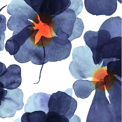 Servetter - MARIMEKKO VALSSI Blue  - Kaffe