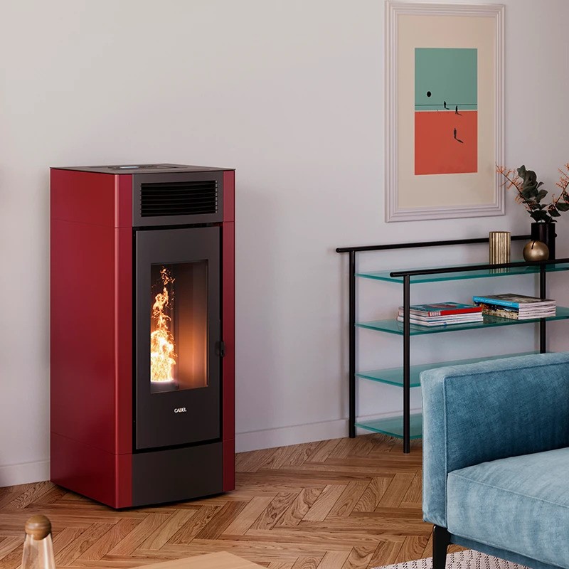 Pelletskamin CADEL Cristal 9 kW Air - 5