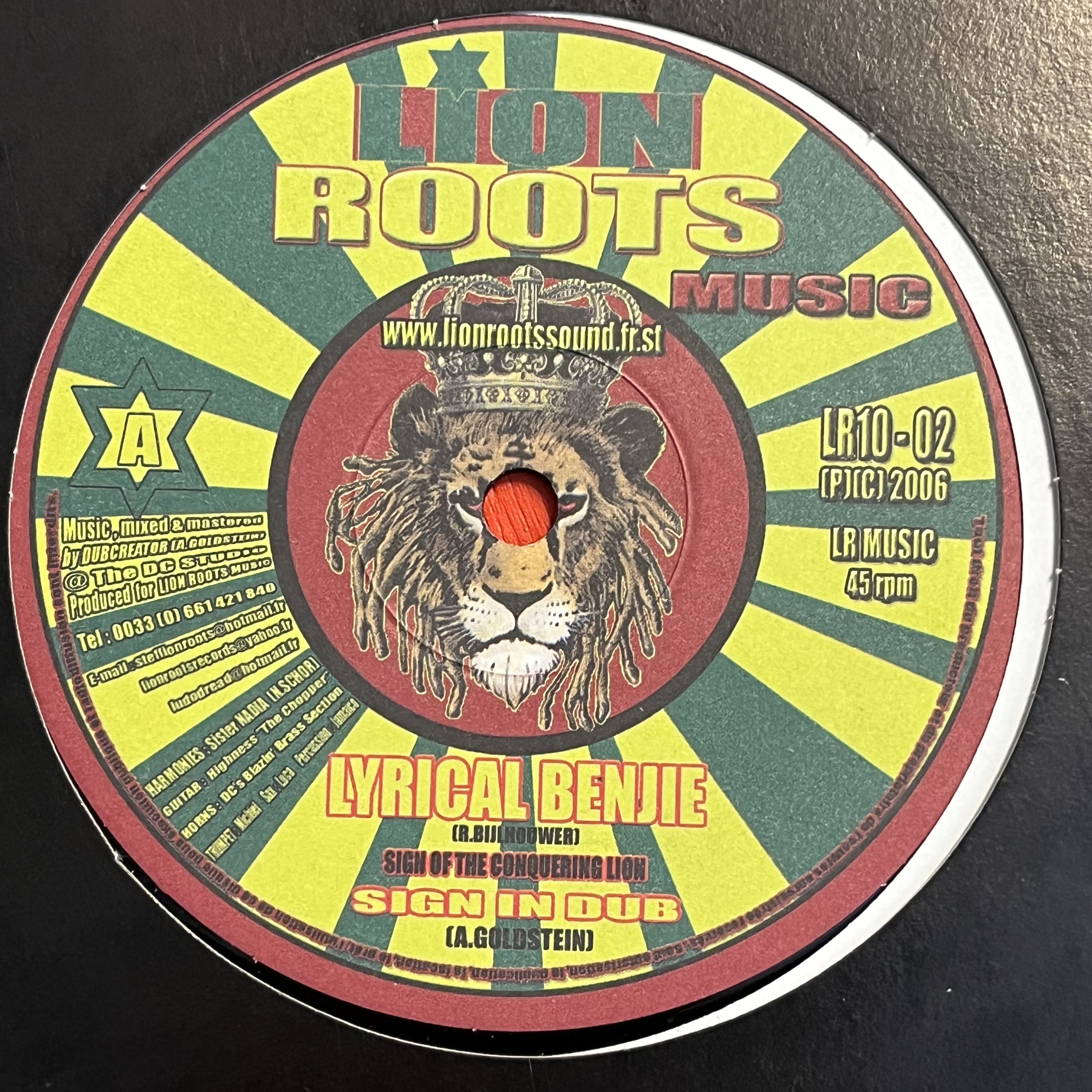Lyrical Benjie/Kenny Knots – Sign Of The Conquering Lion/Babylon City