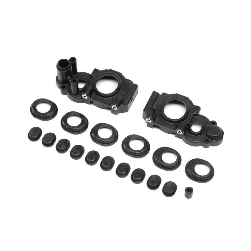 TLR Gear Case Set 3-Gear Laydown 22 4.0