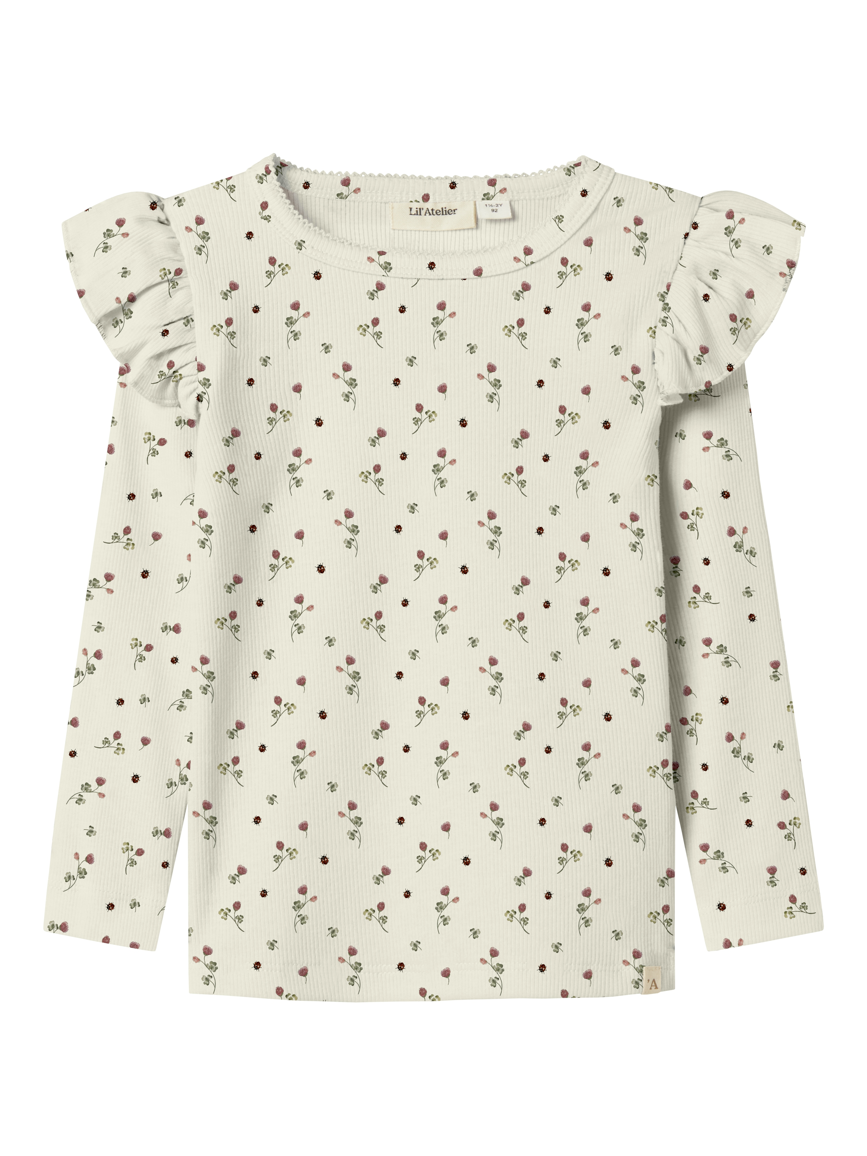 NMFLAVO EVE LS SLIM TOP LIL Turtledove