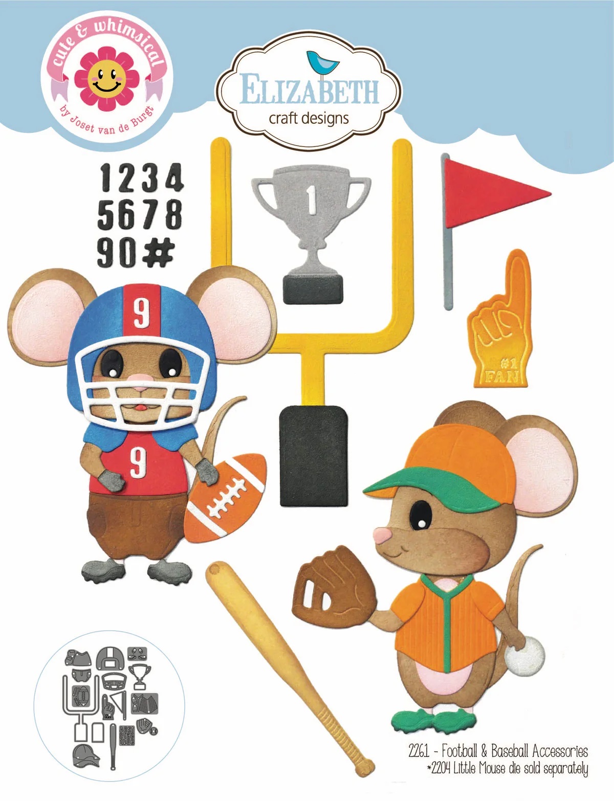 Elizabeth - Dies - Football/ Baseball Accessories