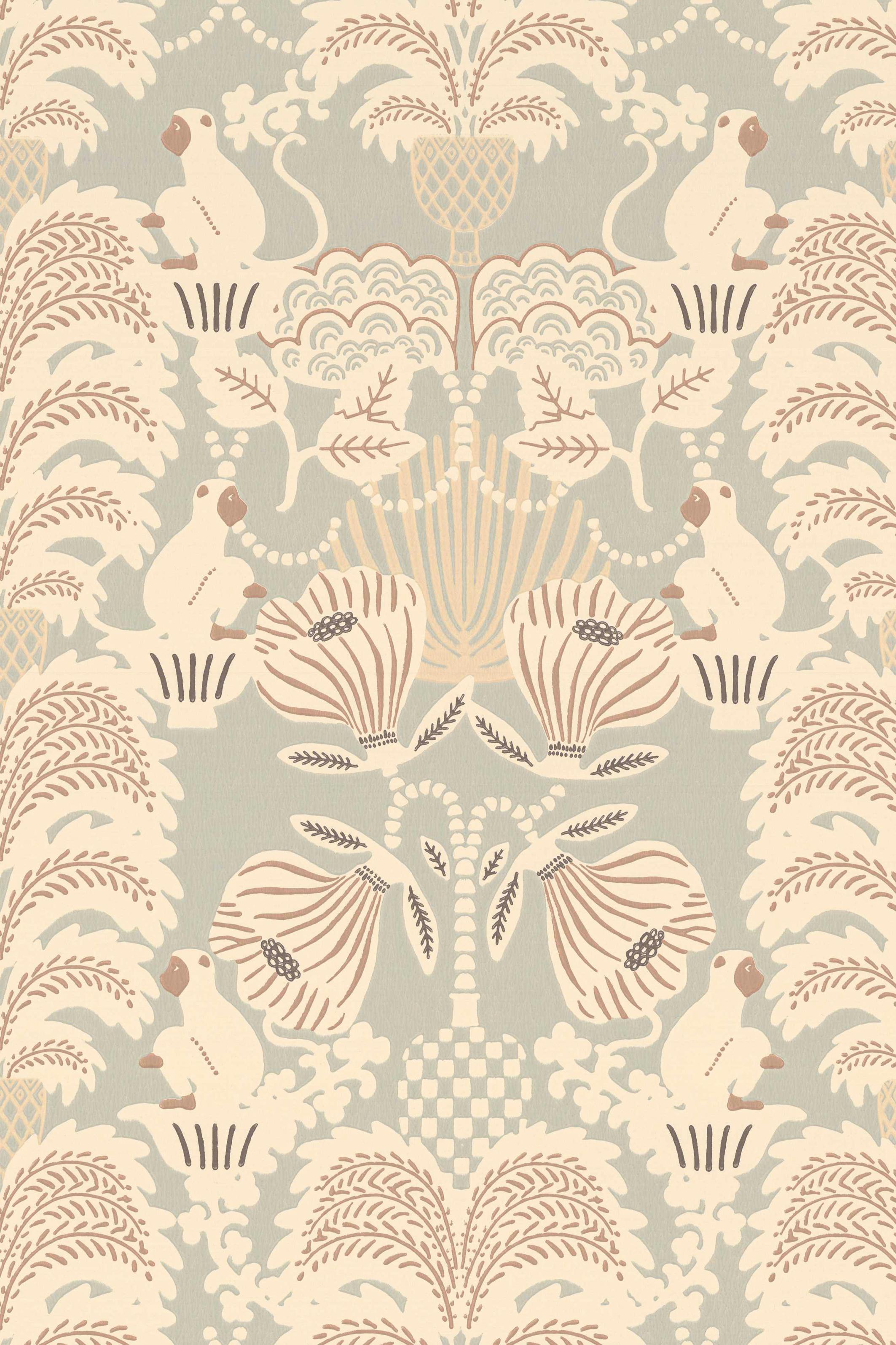 HELLO MONKEY PALE SAGE GREEN - 6