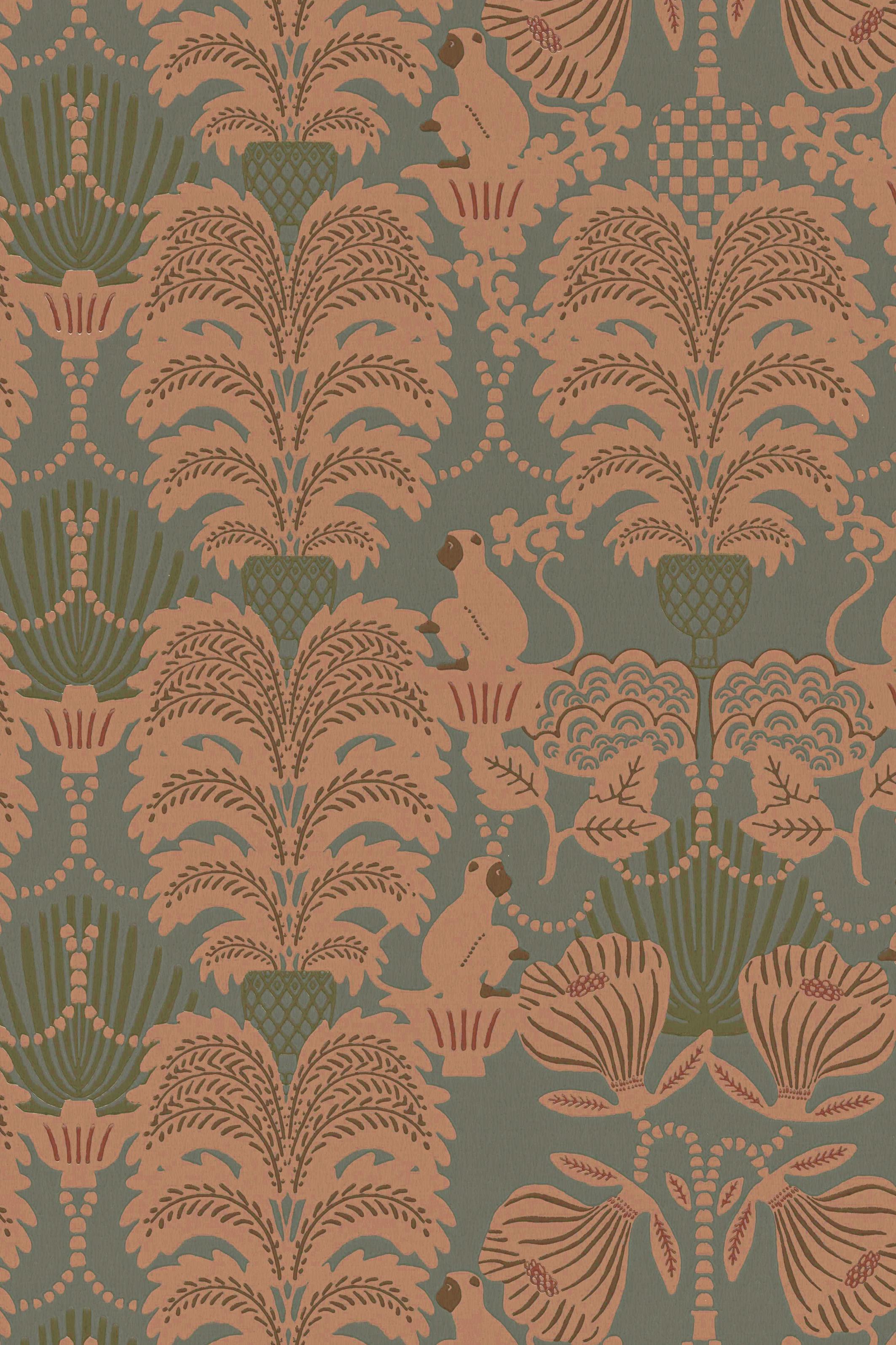 HELLO MONKEY ROSEMARY GREEN - 6