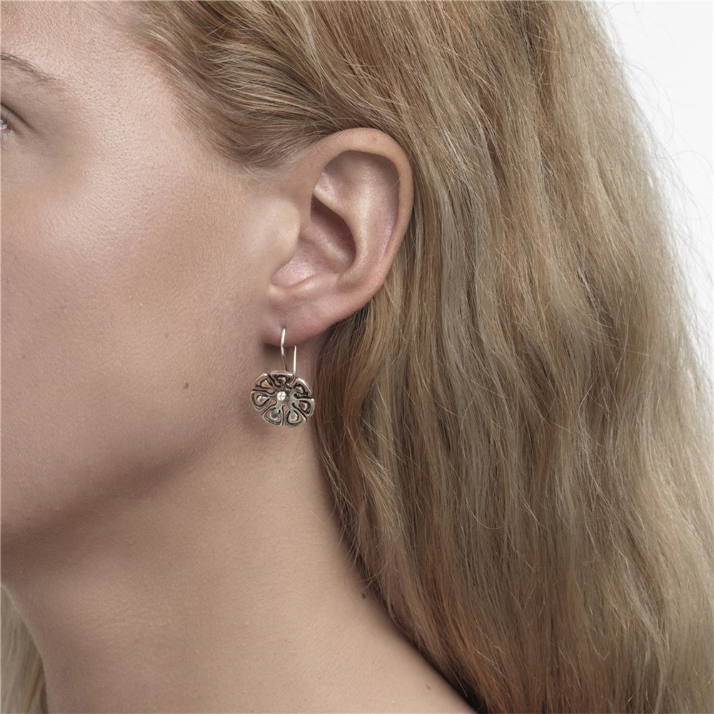 Trollbeads "Graphic Flower Earring Pendants" - 2