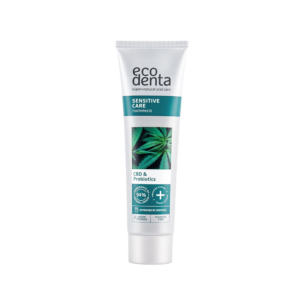 Sensitive Toothpaste With Cbd And Probiotics 100ml Ecodenta