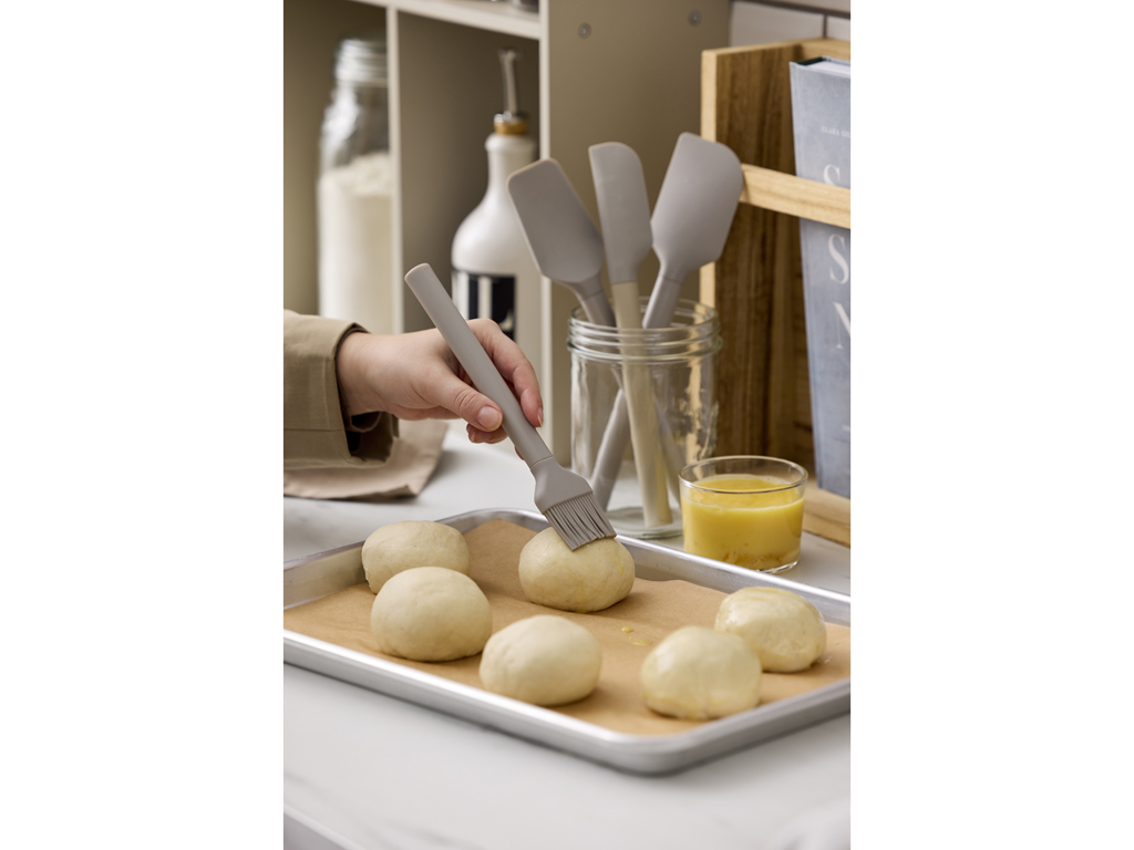 Rosti Emma Bakpensel, längd 21 cm Humus/beige - 3