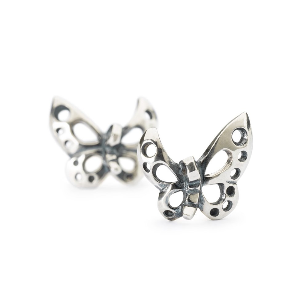Trollbeads silver pendants "Dancing Butterfly"