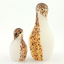 Monica Backström (1970s) Two Stylistic Glass Birds 12–21 cm