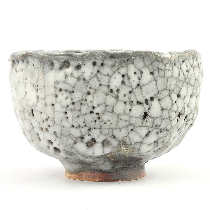 イサク・イサクソン  一点もの  白色のボウル  茶碗  (12cm)  2000年代  #7