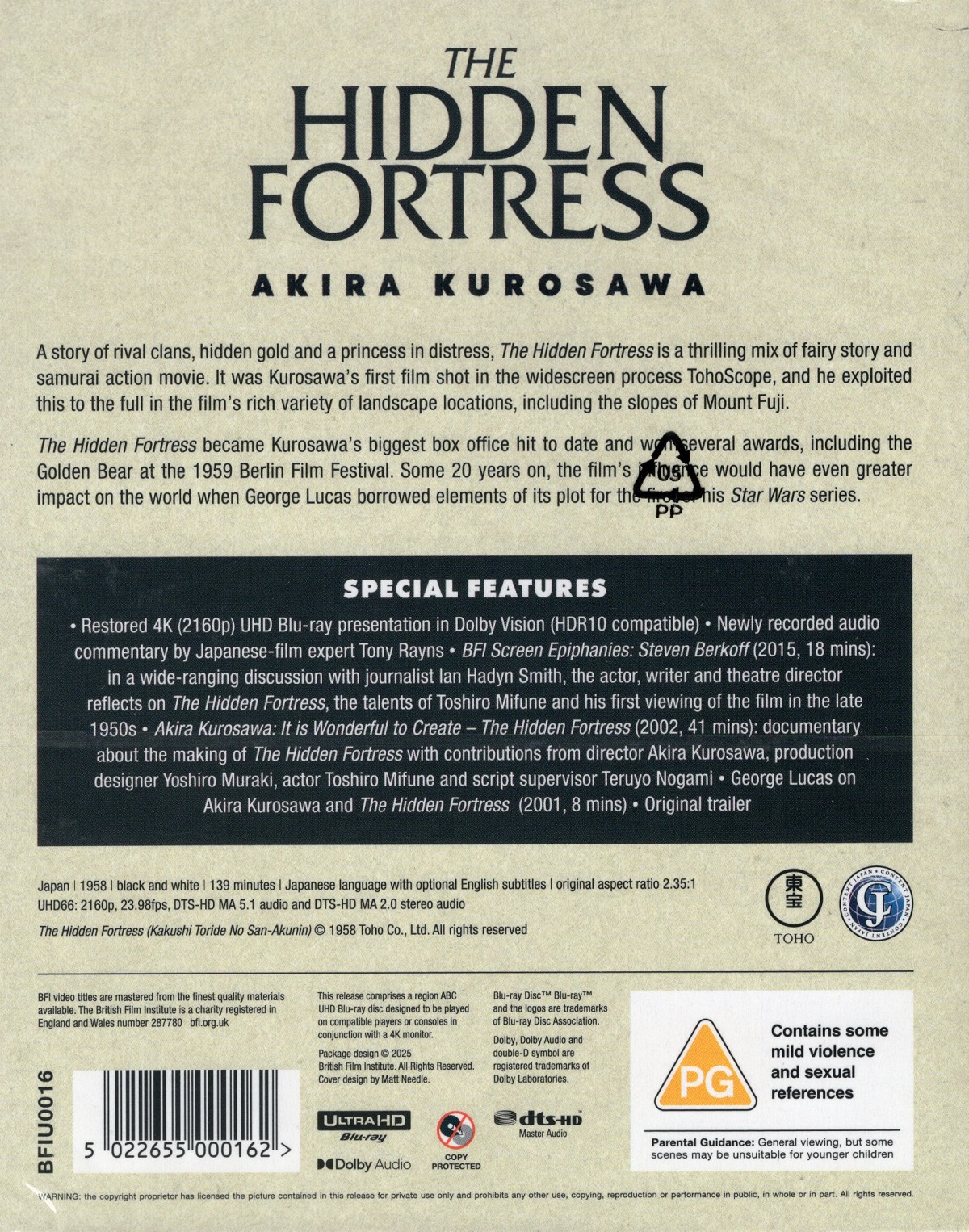 The Hidden Fortress (Limited Edition) (ej svensk text) (4K Ultra HD) - 2