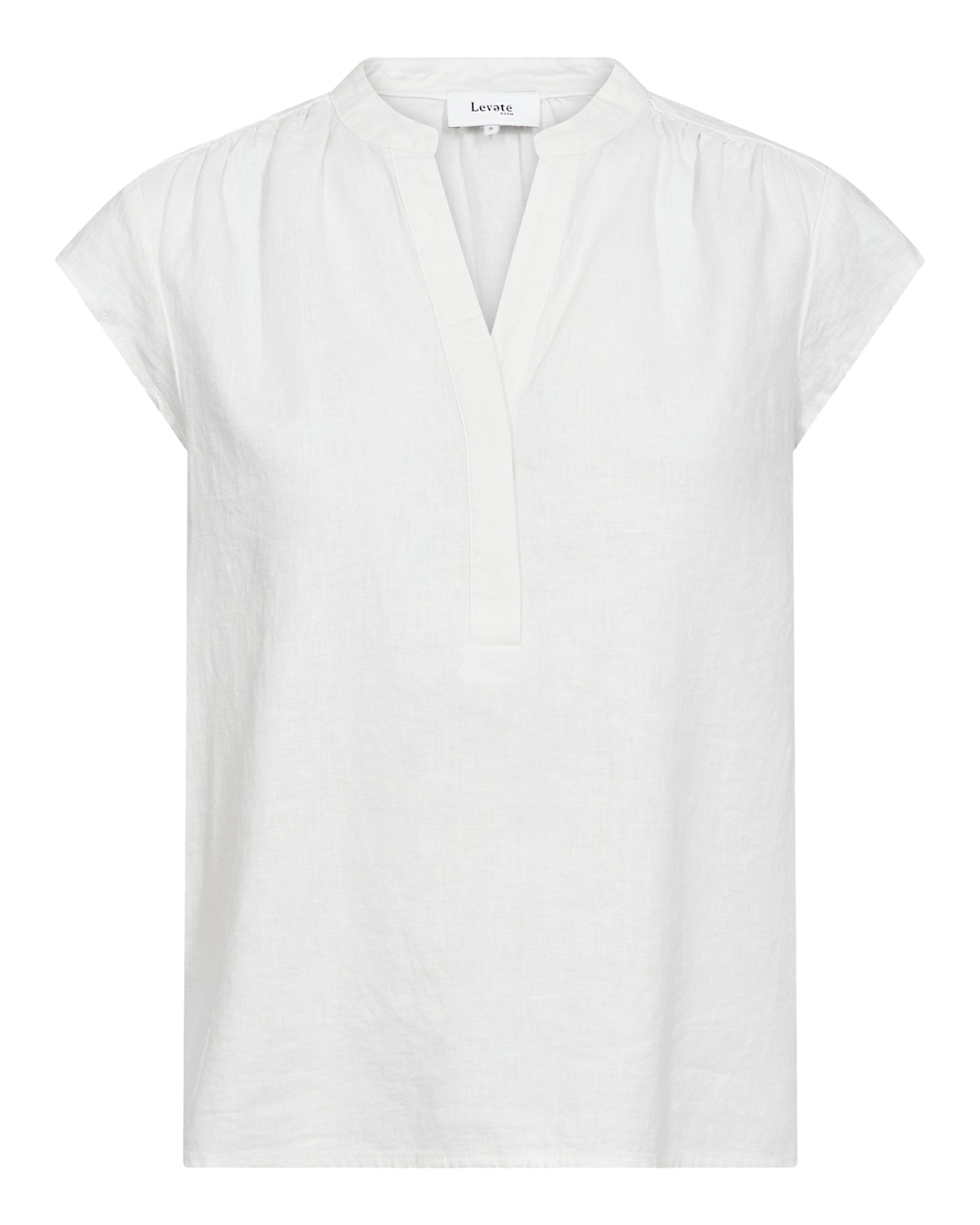 Blus Naja linneblandning offwhite