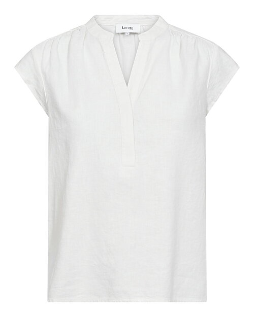 Blus Naja linneblandning offwhite