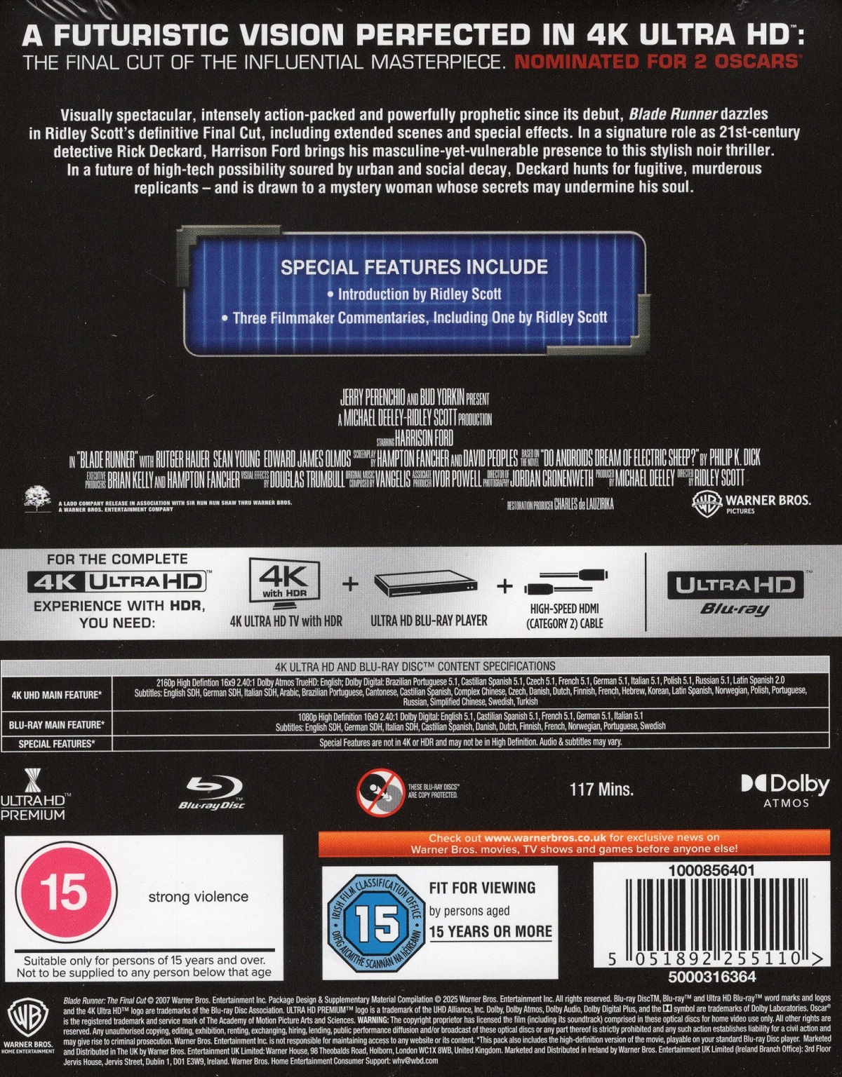 Blade Runner (Steelbook) (4K Ultra HD + Blu-ray) - 2