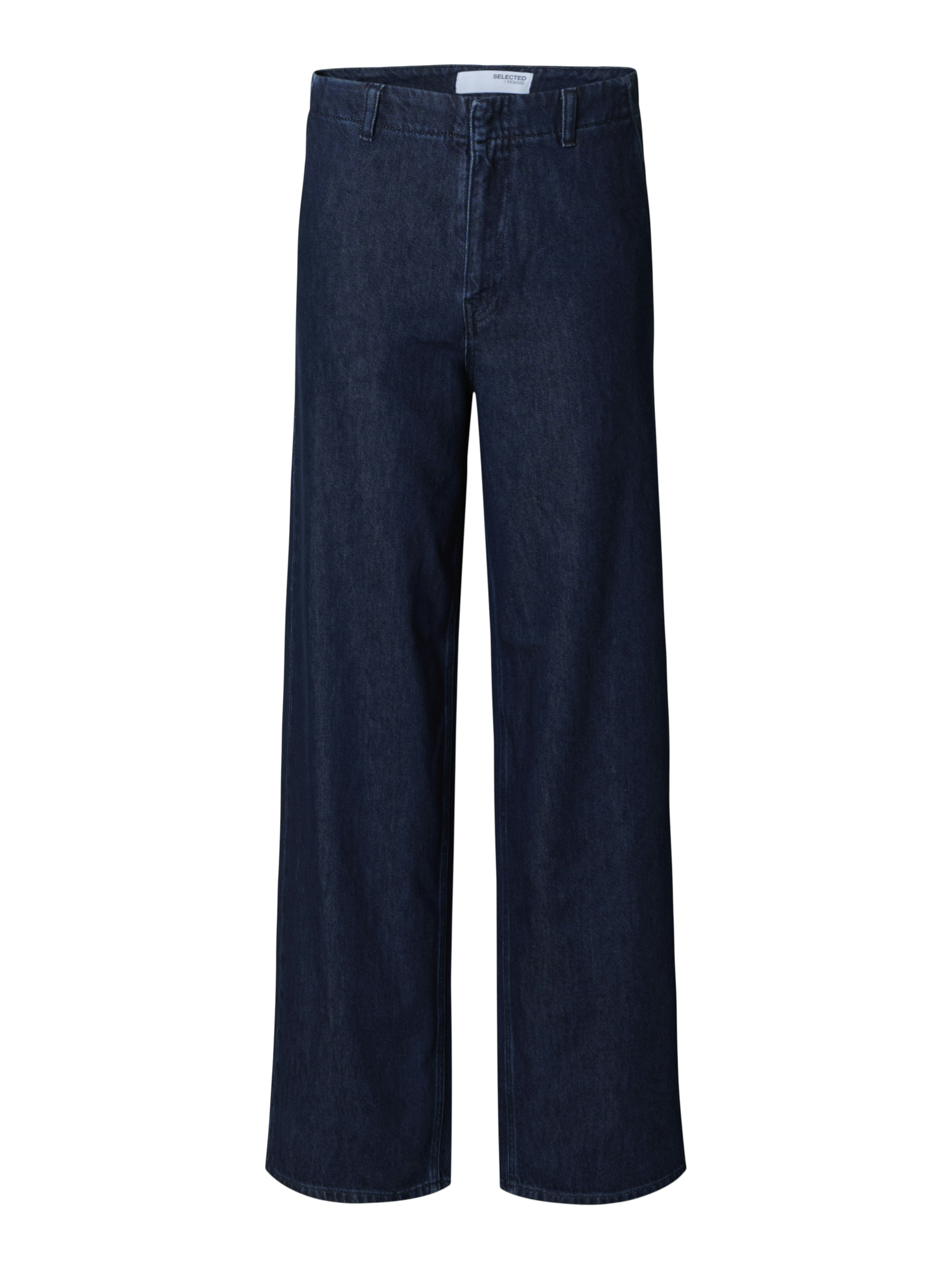 SLFEXTRA WIDE MELLA-BORA HW JEANS Dark Blue Denim