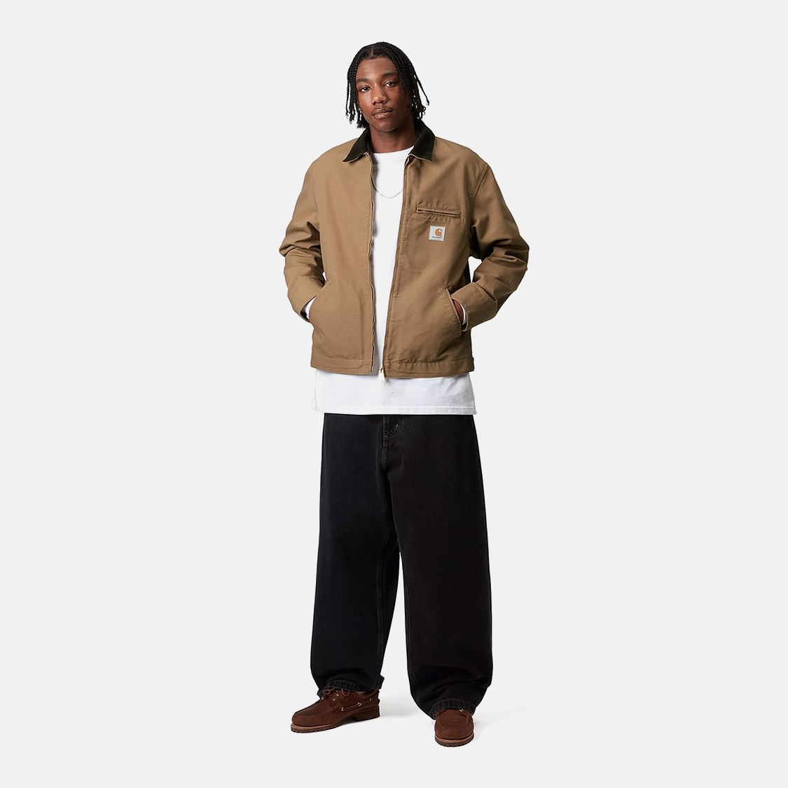 Carhartt WIP - Detroit Jacket (Summer) Rinsed Hamilton Brown/Tobacco - 4