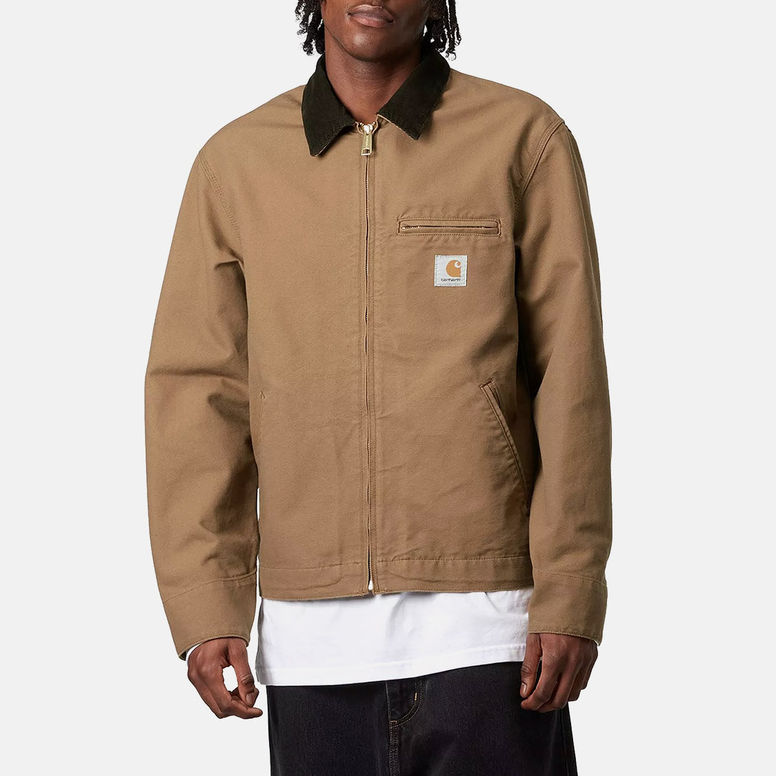 Carhartt WIP - Detroit Jacket (Summer) Rinsed Hamilton Brown/Tobacco - 2