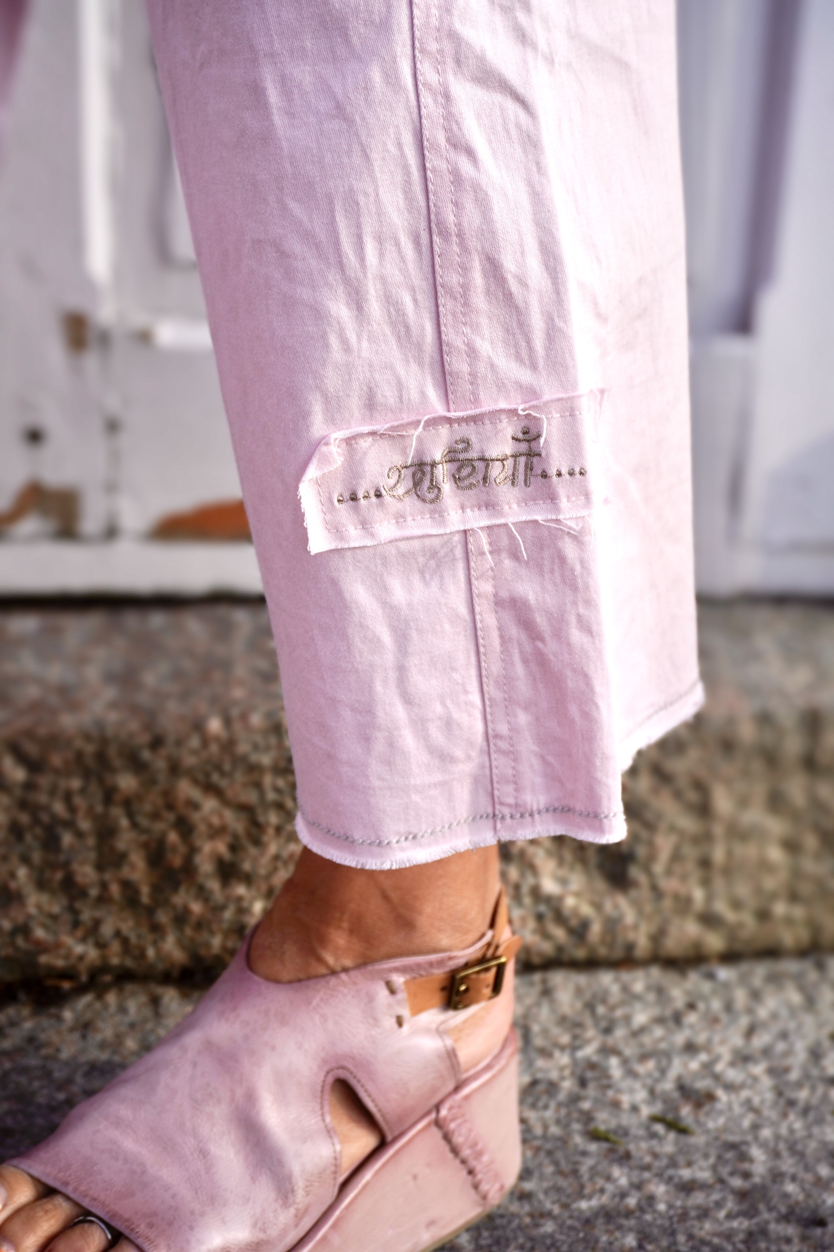 SIENNA COTTON STRETCH PANT IBIZA PINK  - 3