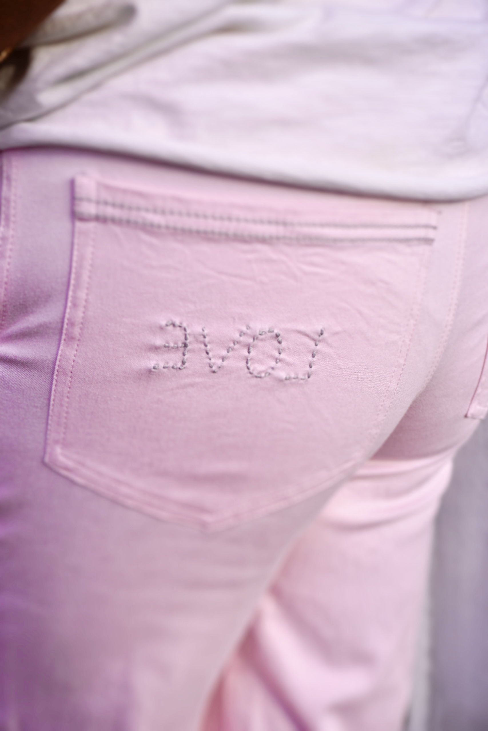 SIENNA COTTON STRETCH PANT IBIZA PINK  - 4