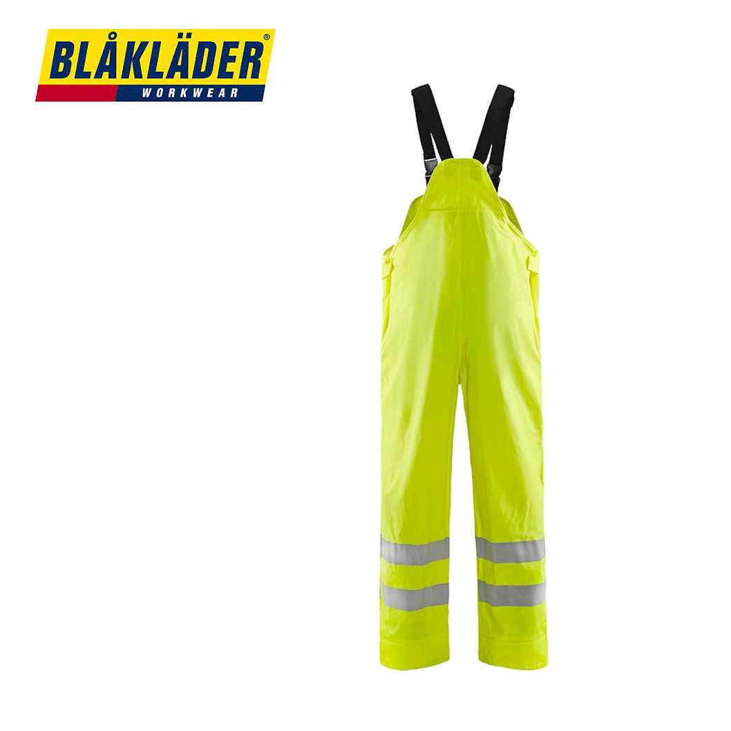 Regnhängslebyxa blåkläder 1386 Gul Kl3 - 3