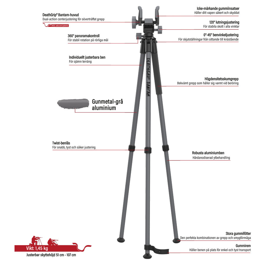 Bog Death Grip Bantam Tripod - 6