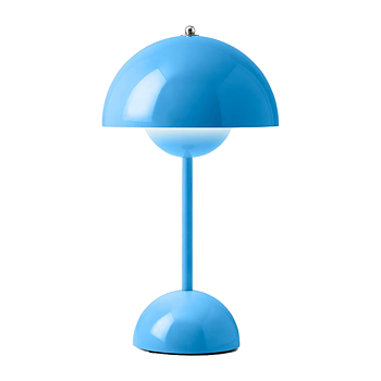 Flowerpot Portabel Bordslampa VP9 - Swim blue