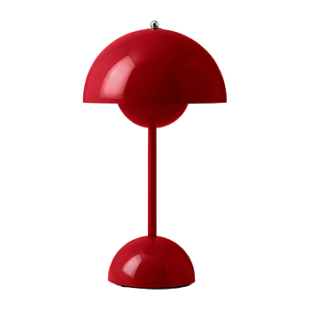 Flowerpot Portabel Bordslampa VP9 - Vermilion red