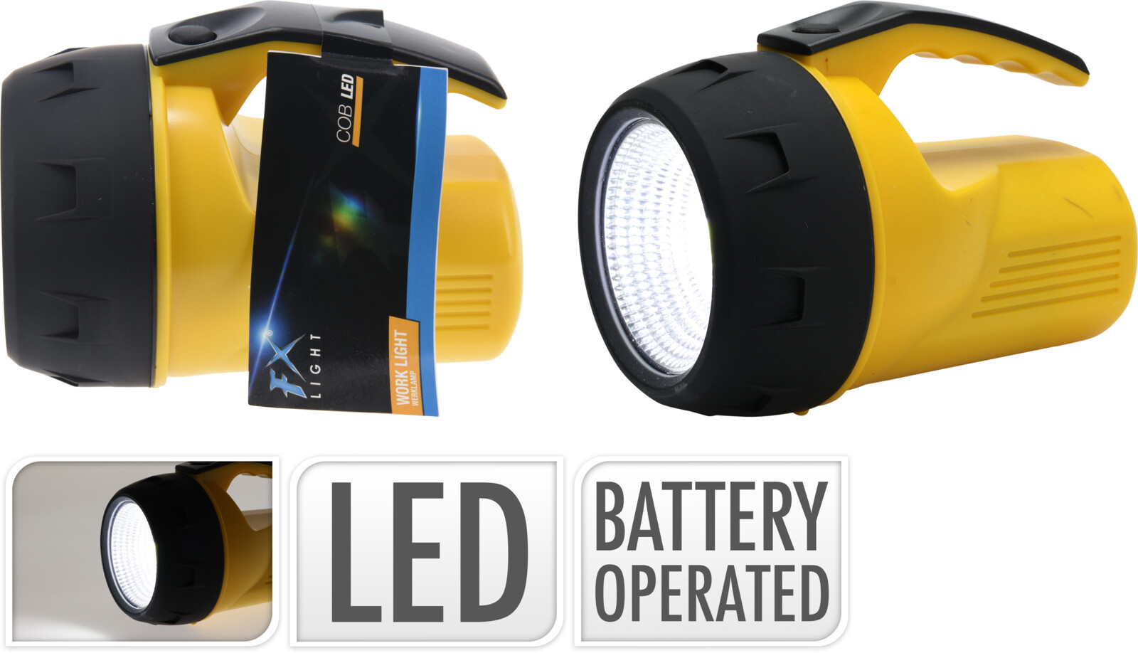 Ficklampa COB LED