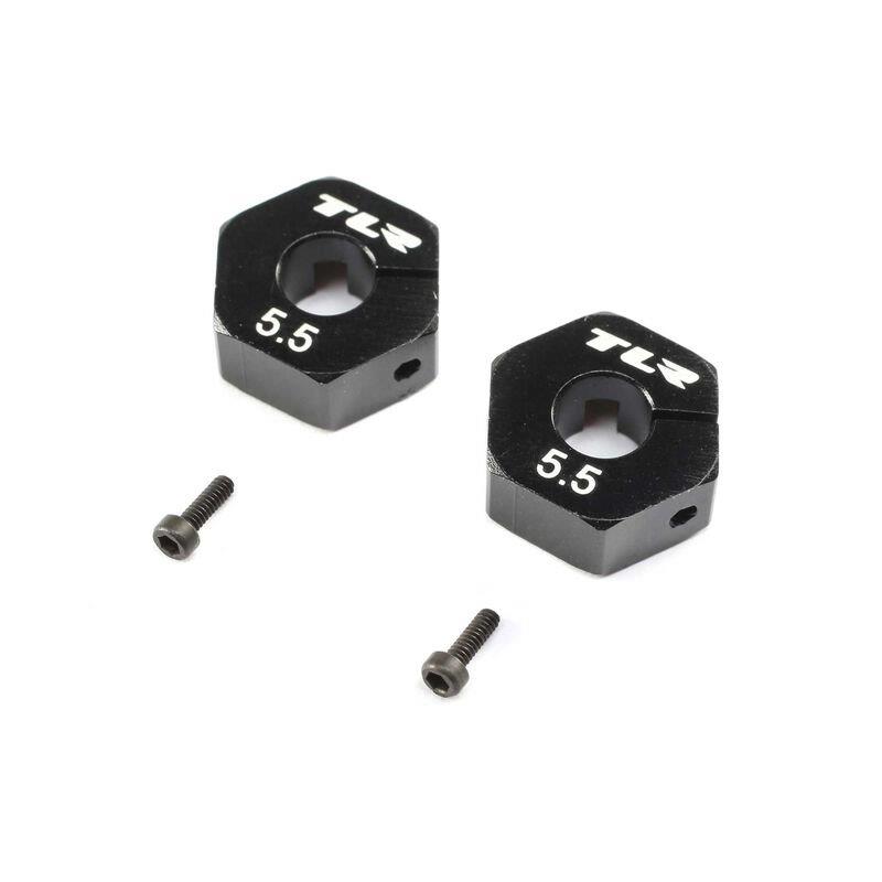 TLR Wheel Hex 12mm x 5.5mm (2)