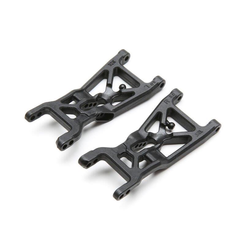 TLR Front Arm Set, Stiffezel: 22 5.0