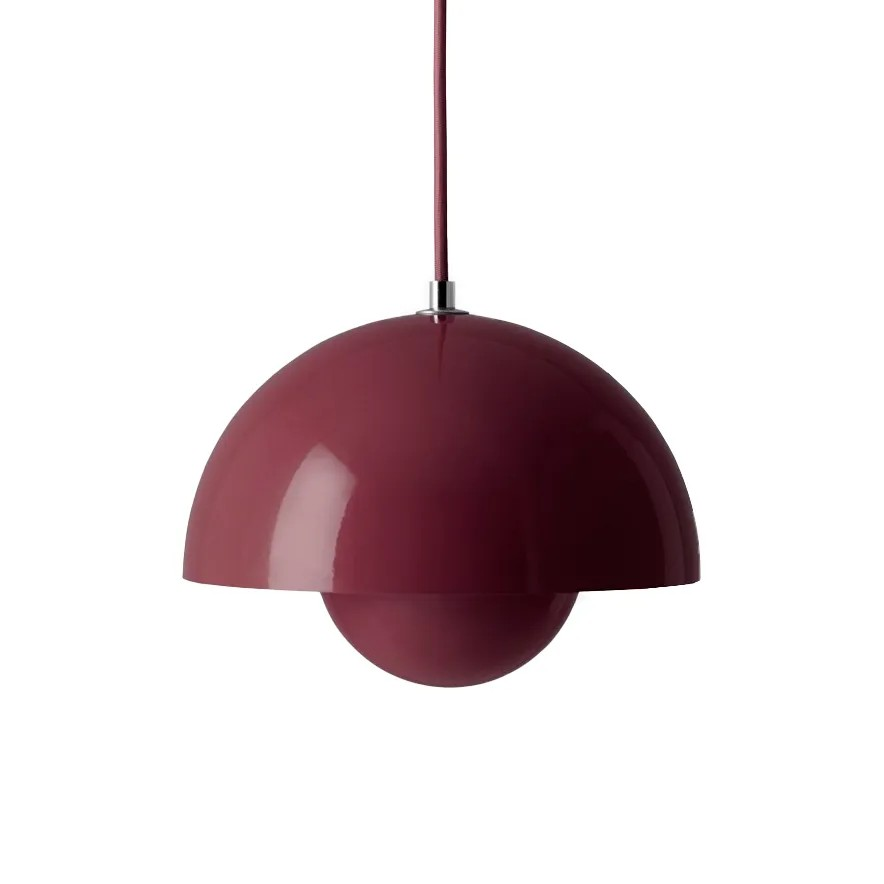  Flowerpot VP1 Pendel - Dark plum