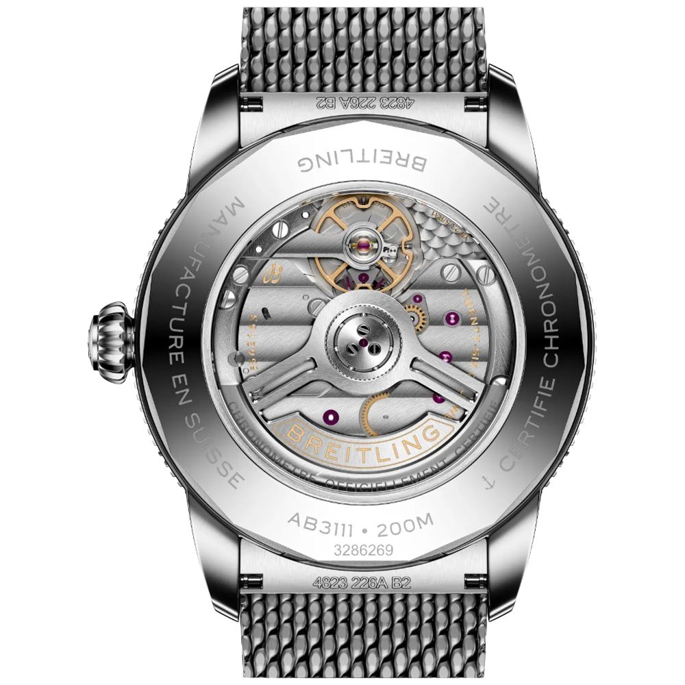 Breitling AB3111241B1A1 Superocean Heritage Automatic B31 42 svart baksida