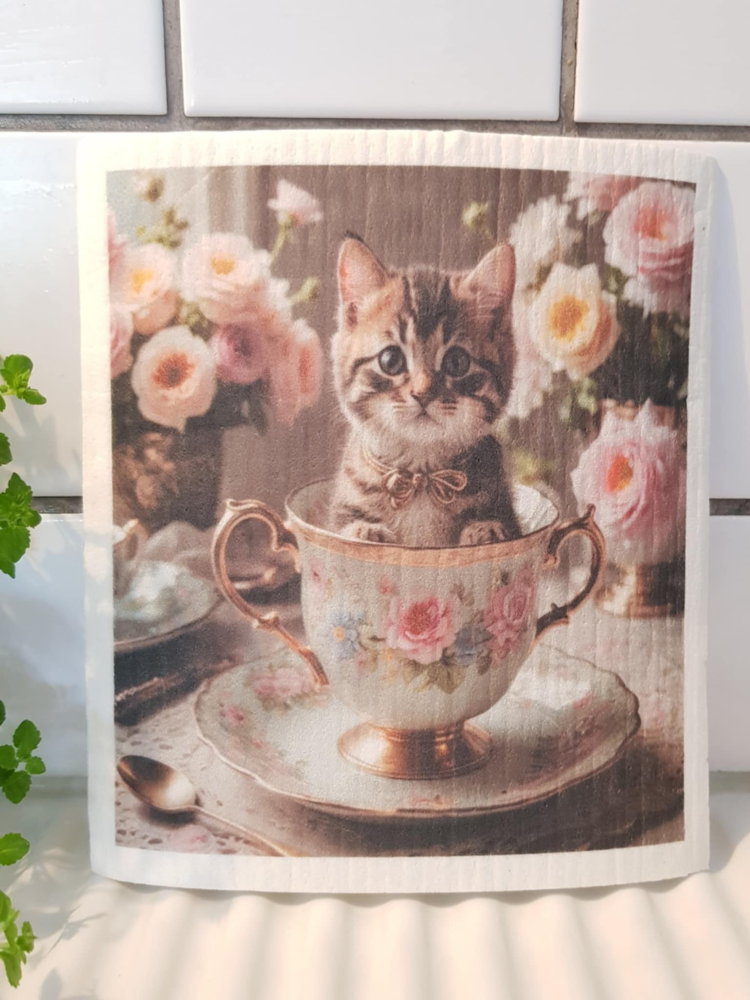 Disktrasa Katt i tekopp - 4