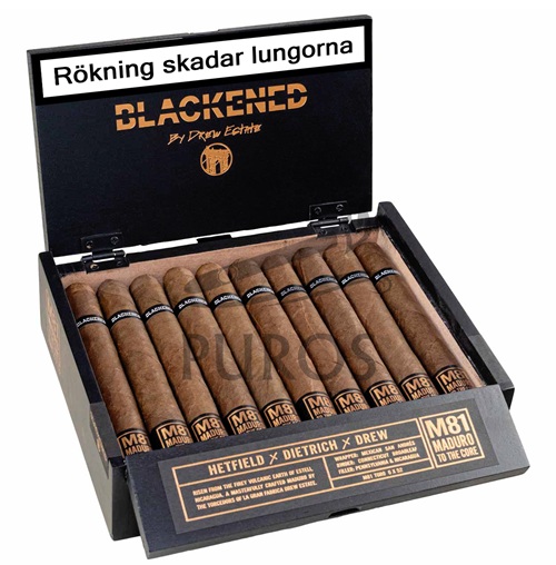 Drew Estate Blackened M81 Maduro Toro Cigarrlåda 20-pack